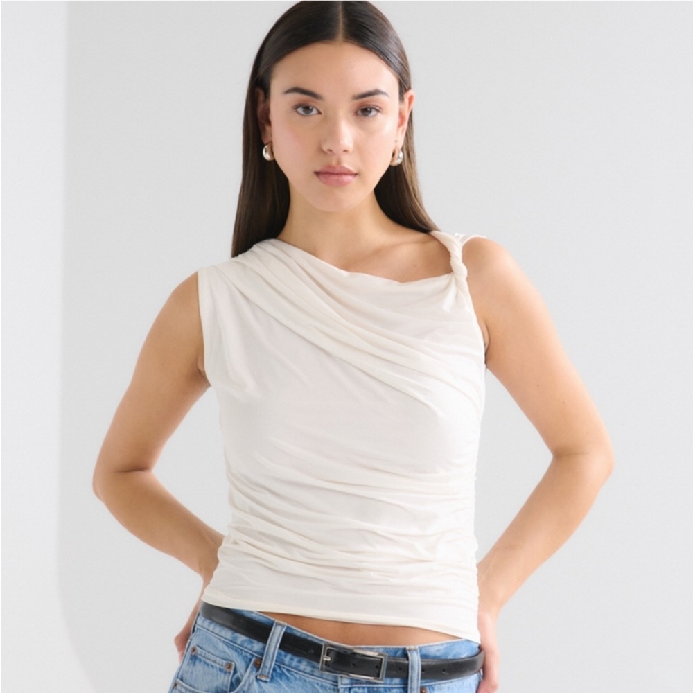 Abercrombie Draped Twist Top